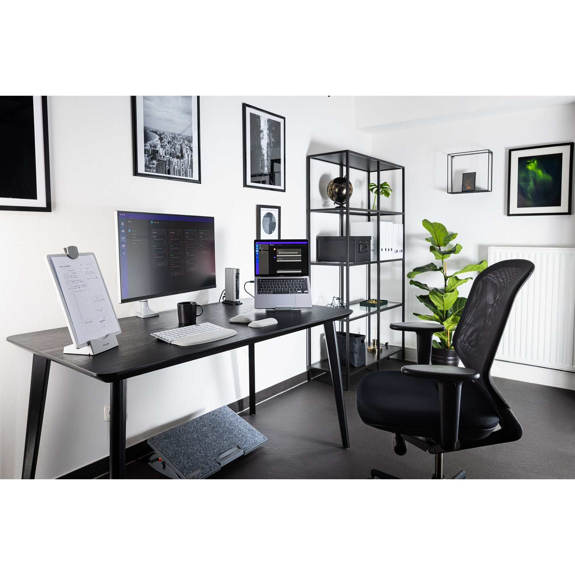 EAN 5028252597128 - Kensington K55470EU soporte para monitor 81,3 cm (32") Escritorio Gris imagen 17