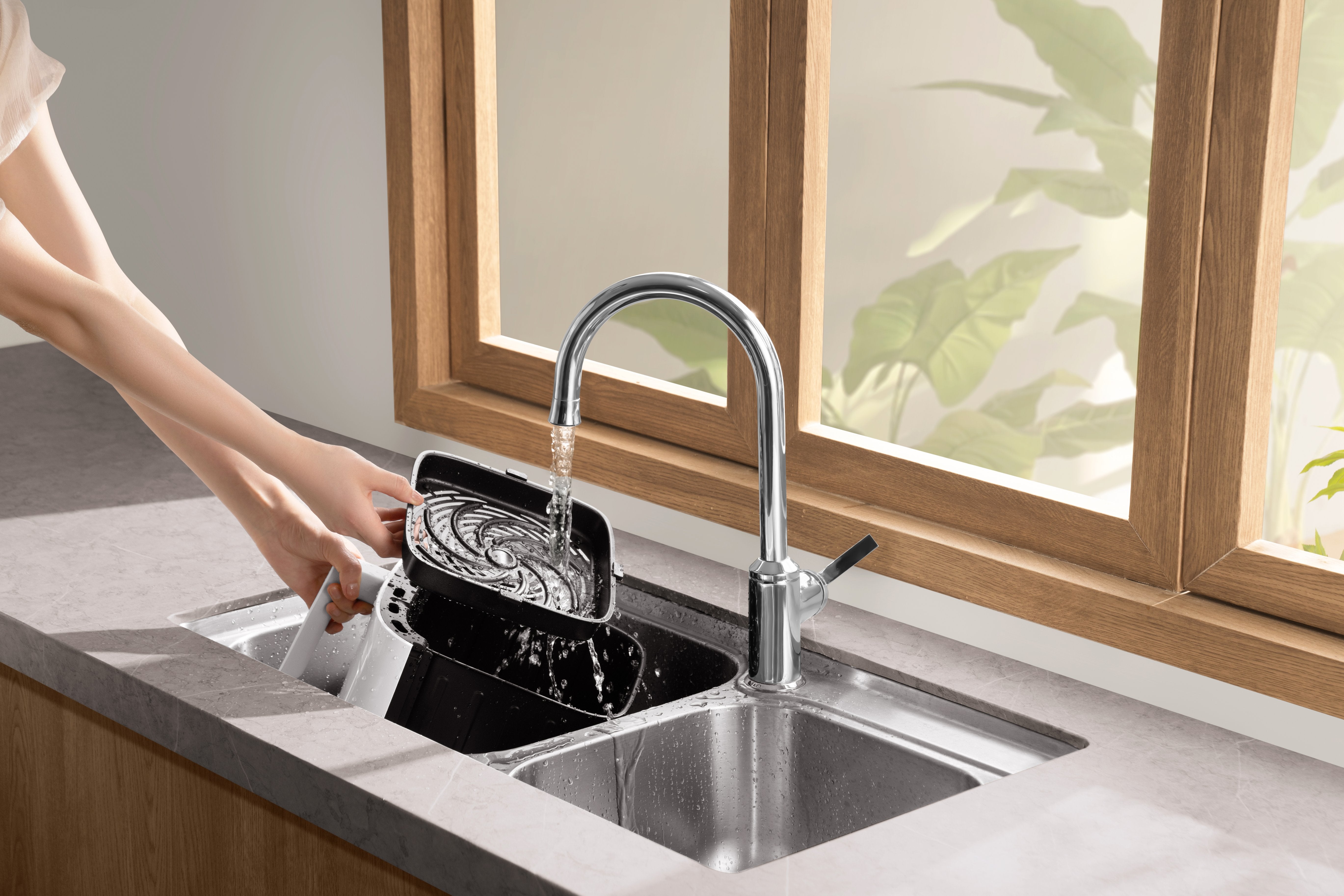 EAN 6941812785218 - Xiaomi MAF13 Sencillo 6 L Independiente 1550 W Freidora de aire caliente Blanco imagen 5