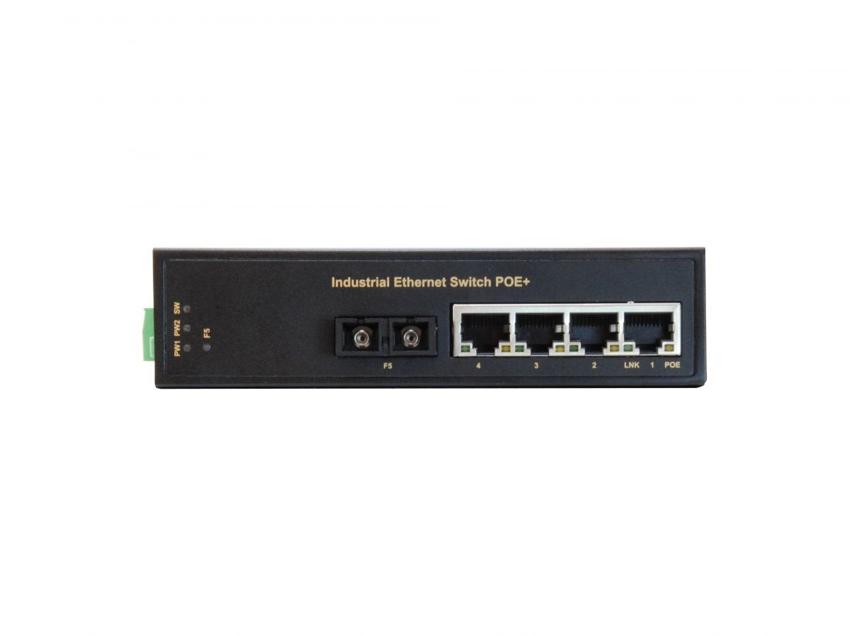 Levelone Switch 5x Fe Ifp-0503 1xfe 126w 4xpoe