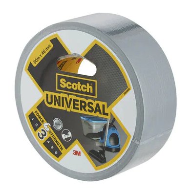 Cinta Americana Universal 3; 50 M X 48 Mm, Gris