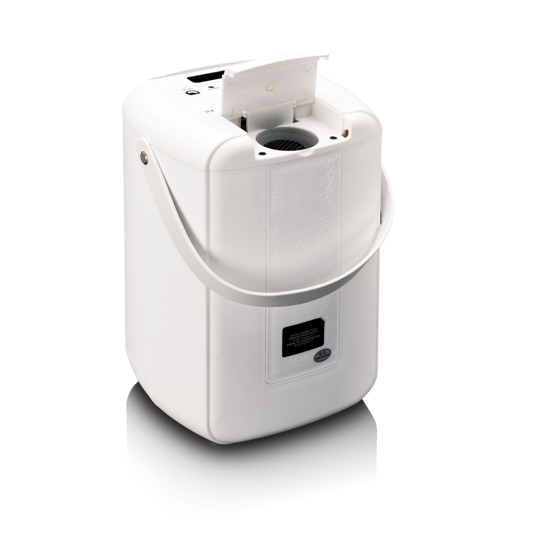 Lenco Btc-060wh Altavoz Blanco Inalámbrico Y Alámbrico 20 W