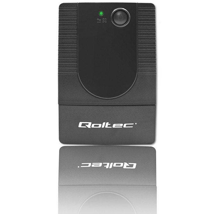 EAN 5901878537733 - Qoltec 53773 sistema de alimentación ininterrumpida (UPS) Línea interactiva 0,85 kVA 480 W 1 salidas AC imagen 6