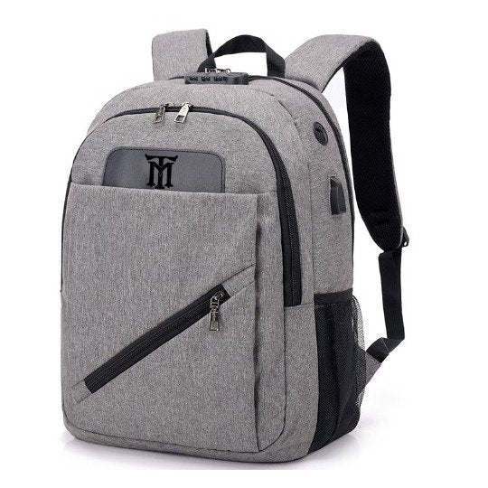 Mochila Maillon Backpack Ginebra Usb 16" Gris