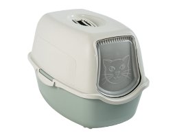 EAN 7610859232618 - Rotho Bailey Gato Caja de arena con cubierta Verde, Blanco imagen 1