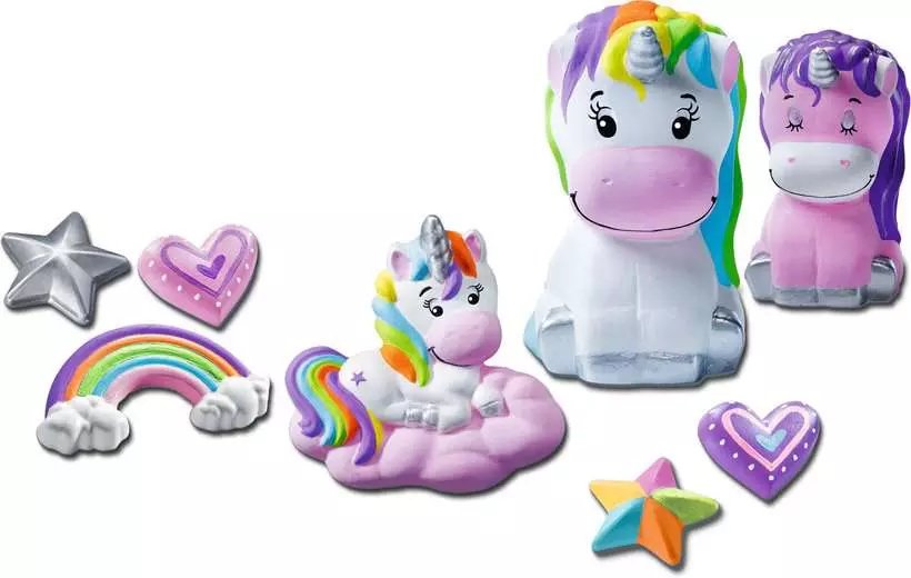 Ravensburger Habtelset Figuras De Yeso De Bricolaje Vierta Unicornio, Tinker 25531