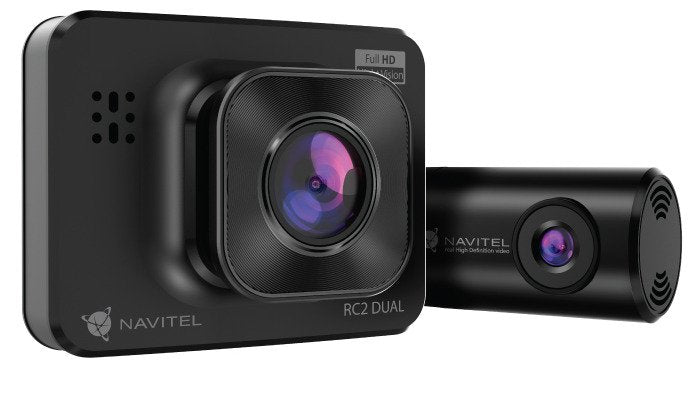 Cámara De Salpicadero Navitel R?2 Dual Full Hd Encendedor De Cigarrillos, Batería Negro
