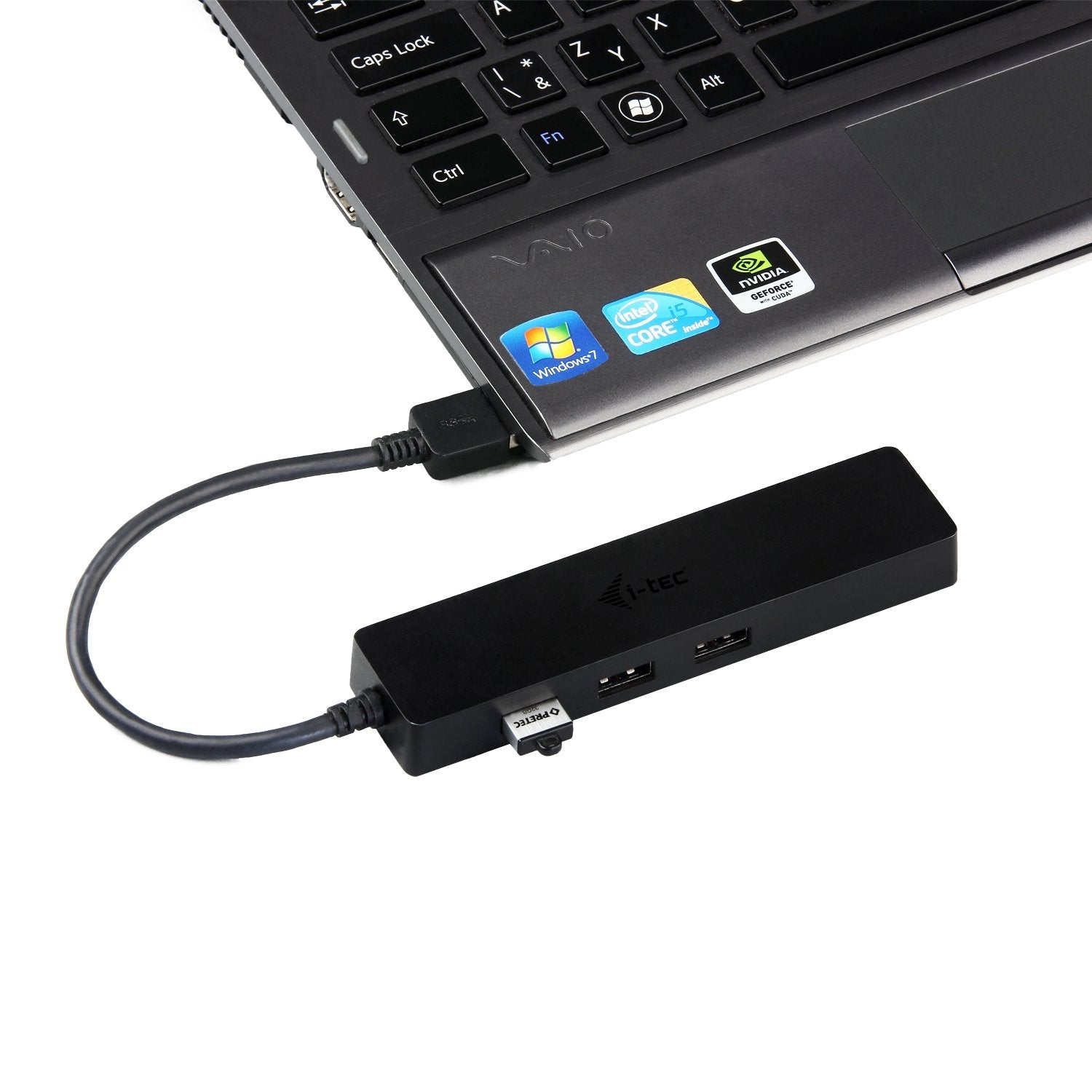 I-Tec Usb 3.0 Slim Hub De 3 Puertos Con Adaptador Gigabit Ethernet Ideal Para Portátiles Ultrabook Tablet Pc Compatible Con Win Y Mac Os
