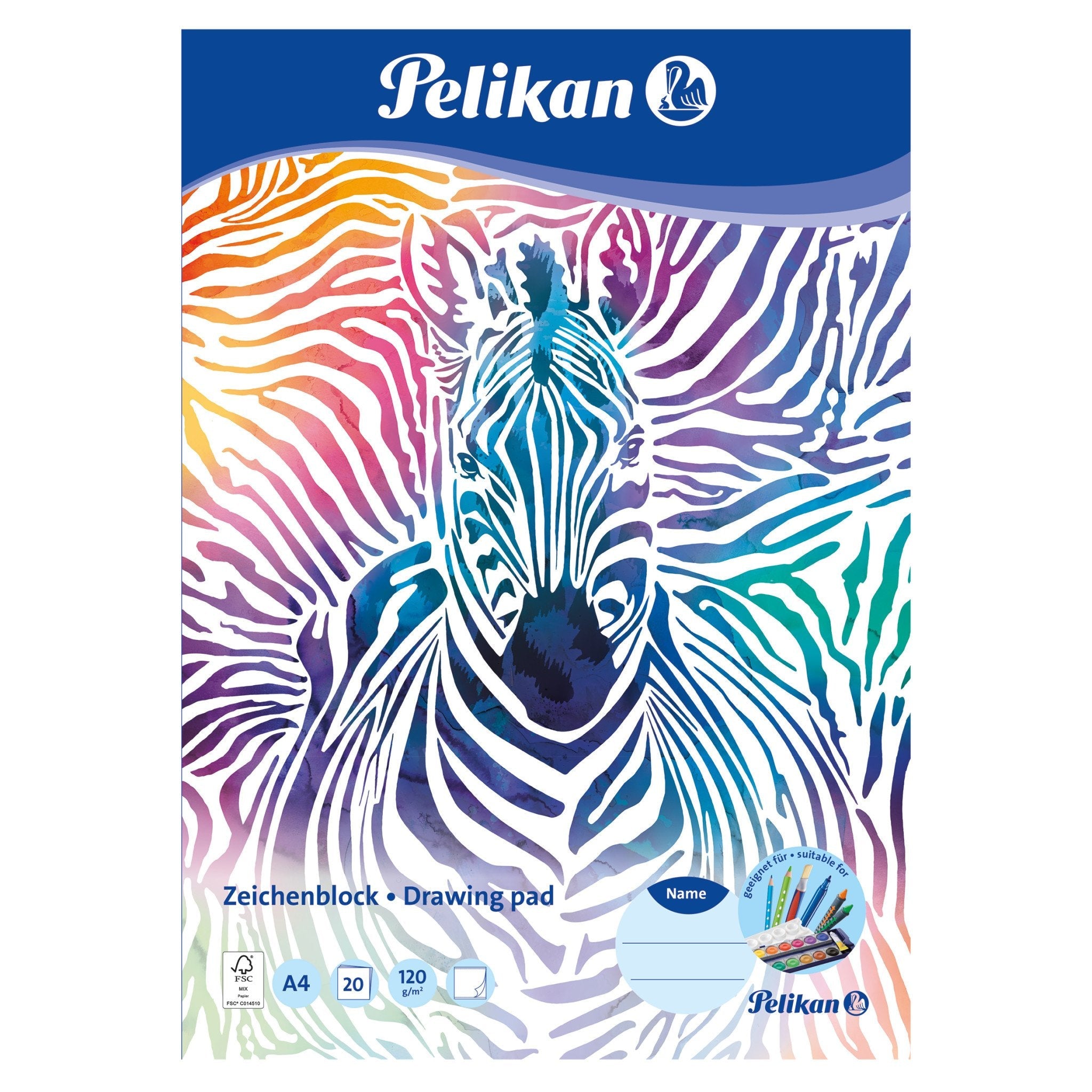 EAN 4012700236784 - Pelikan 236782 papel decorativo Bloc de hojas de papel para bellas artes 20 hojas imagen 2