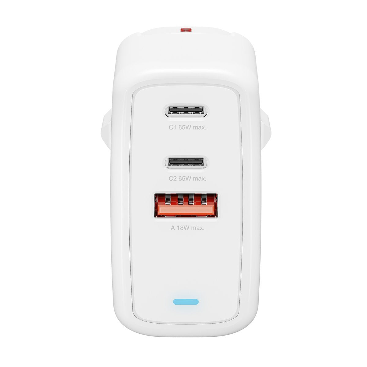 4smarts Cargador Pared Gan Flex 65w 2 Usb-C+1 Usb-A Blanco