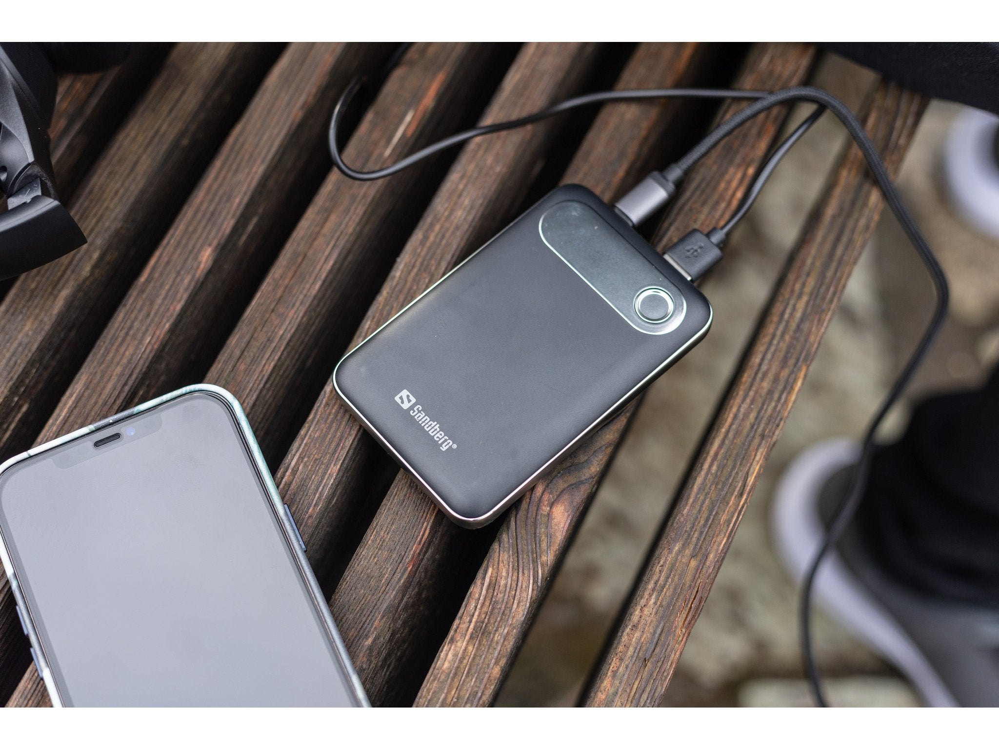 EAN 5705730421167 - Sandberg 421-16 batería externa Polímero de litio 10000 mAh Aluminio, Negro imagen 2