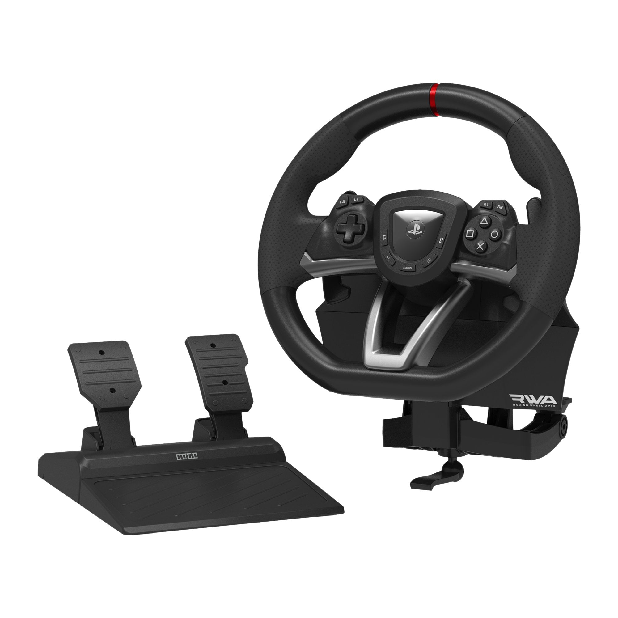 Volante + Pedales Hori Racing Wheel Apex Para Ps5, Ps4 Y Pc