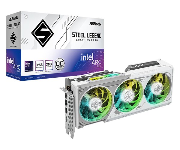 EAN 4711581490024 - Asrock Intel Arc B580 Steel Legend 12GB OC GDDR6 imagen 6
