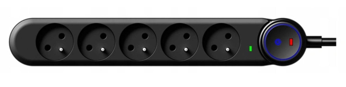 EAN 5906721173007 - ART F2110 base múltiple 3 m 5 salidas AC Interior Negro imagen 11