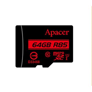 Tarjeta De Memoria Apacer 64gb Xc Uhs 1 Con Adaptador Clase 10 85mbs
