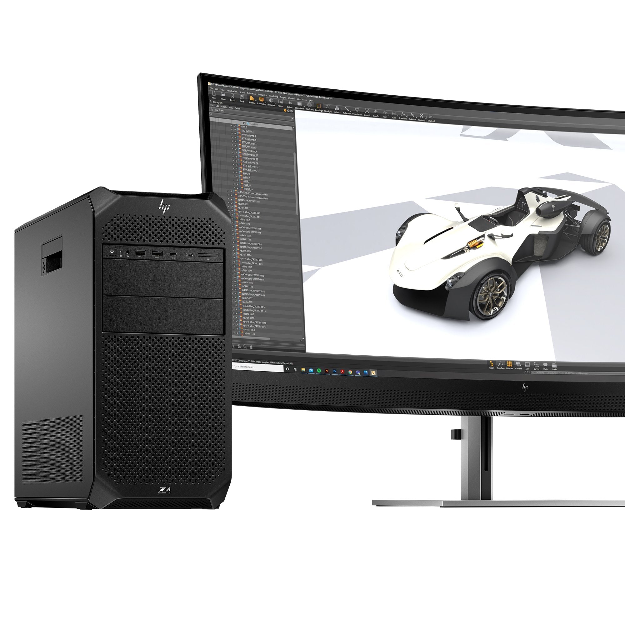 EAN 197961431810 - HP Z4 G5 Intel® Xeon® W w3-2425 32 GB DDR5-SDRAM 1 TB SSD Windows 11 Pro Torre Puesto de trabajo AI Workst imagen 6