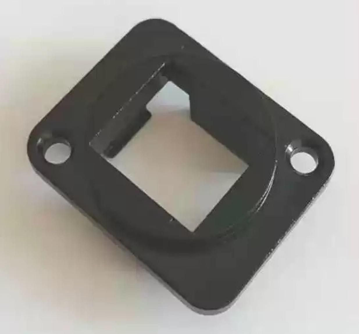 D-Size Keystone Black & Silver Color, Zinc Alloy