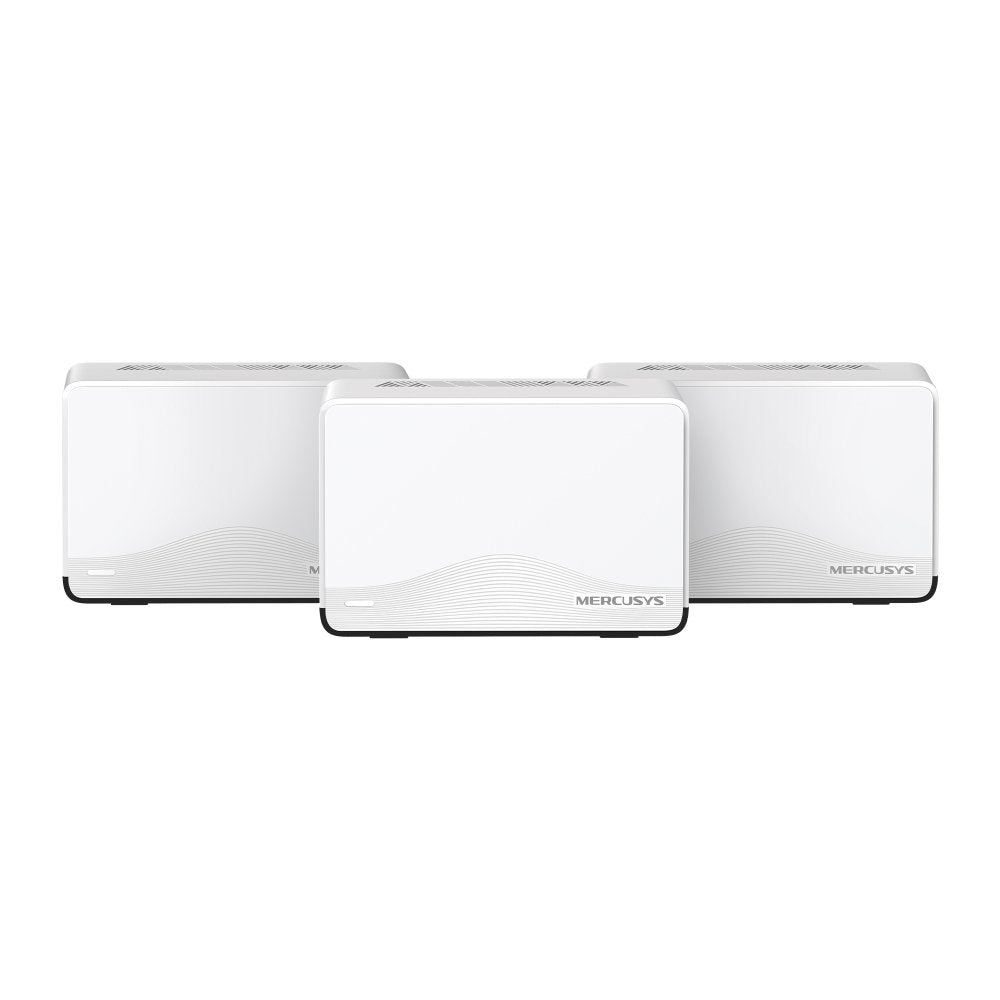 Punto De Acceso Interior Mesh Wifi 7 Mercusys Halo H27be(3-Pack) 2880 Mbps 5ghz 1xrj45 2.5gbps 2x1gb