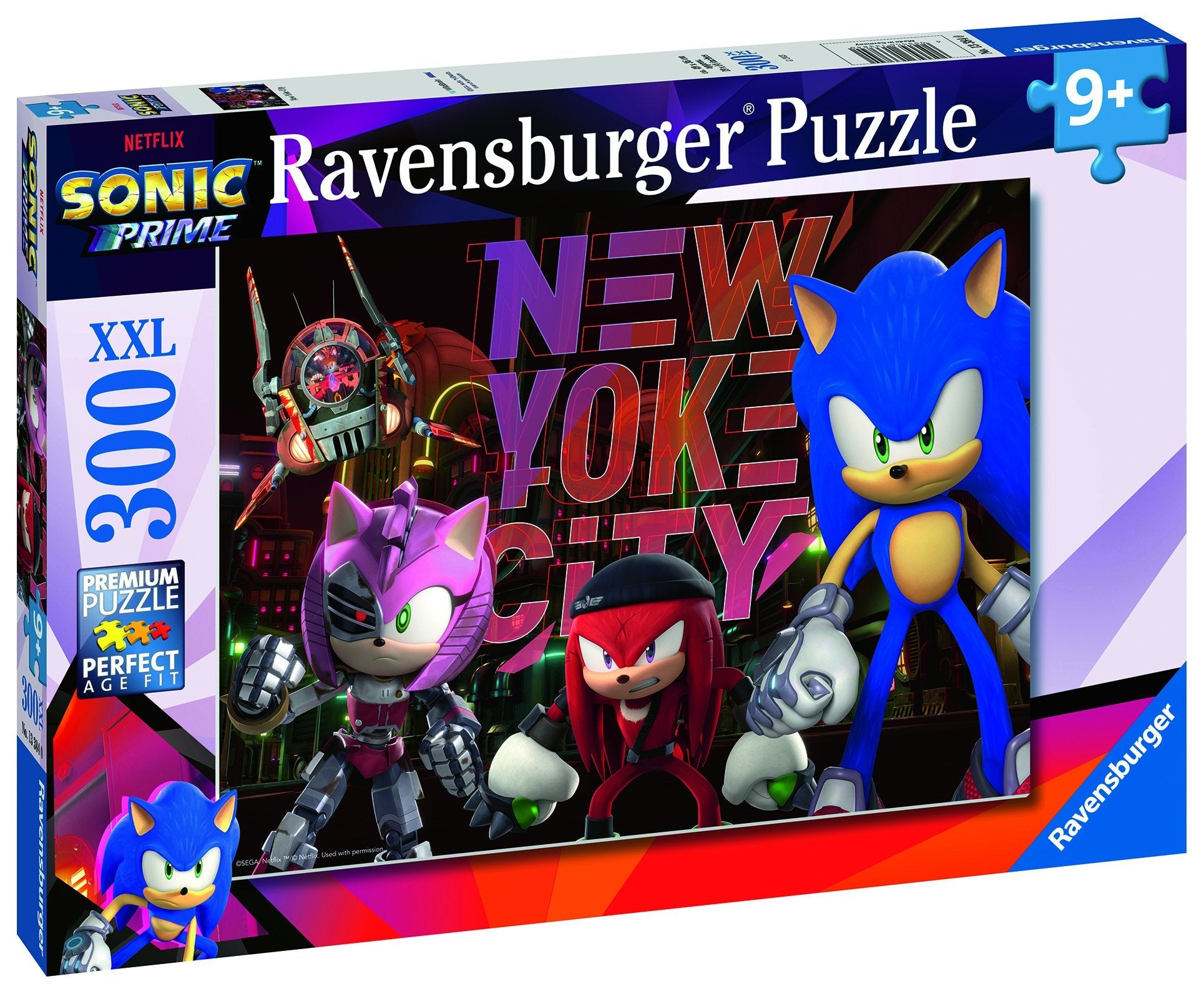 Puzzle Infantil Ravensburger Sonic Prime El Mundo Paralelo 300 Piezas 13384