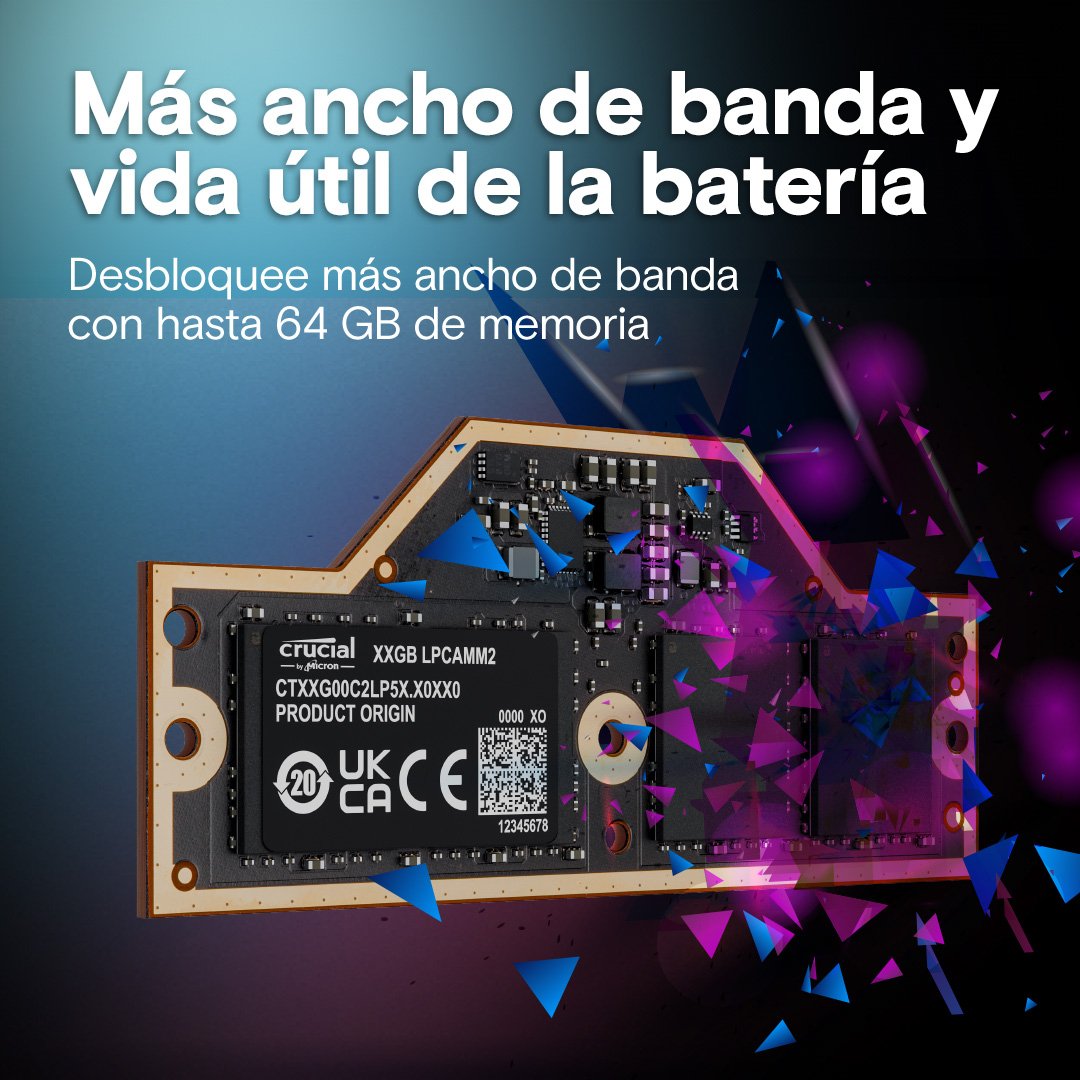 EAN 0649528945969 - Crucial CT64G75C2LP5X módulo de memoria 64 GB 1 x 64 GB LPDDR5X 7500 MT/s imagen 5