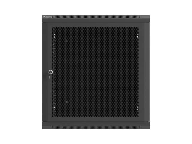 Lanberg Rack Cabinet 19in Wall-Mount 12u 600x600 Flat Pack With Perforated Door Black