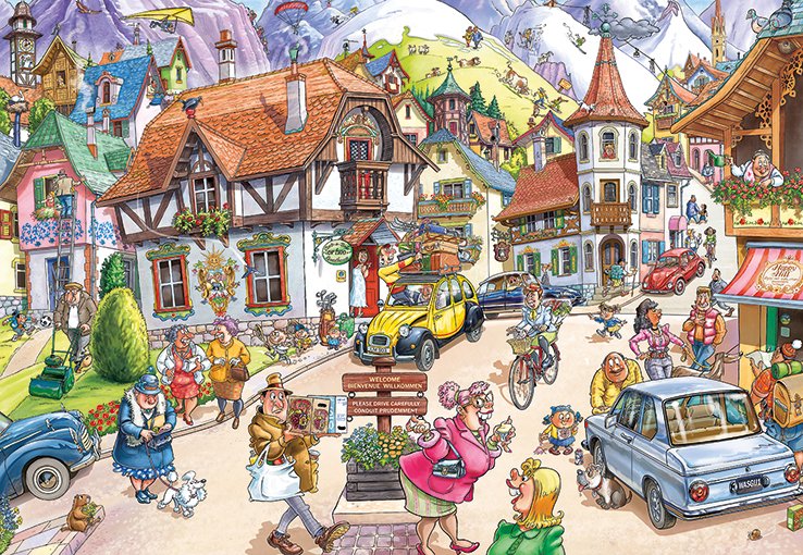 EAN 8710126250020 - Wasgij Mystery 20 1000 pcs Puzzle rompecabezas 1000 pieza(s) Cómics imagen 2