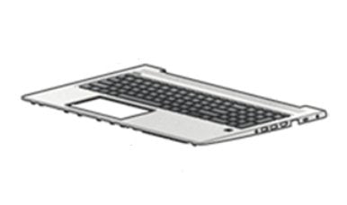 Hp L45090-061 Refacción Para Notebook Carcasa Inferior Con Teclado