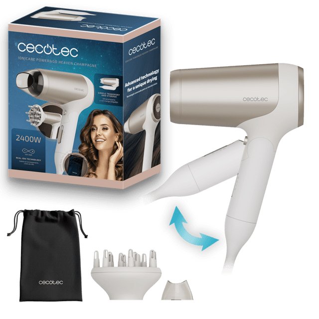 Secador 101442 Power&Go Heaven Champagne