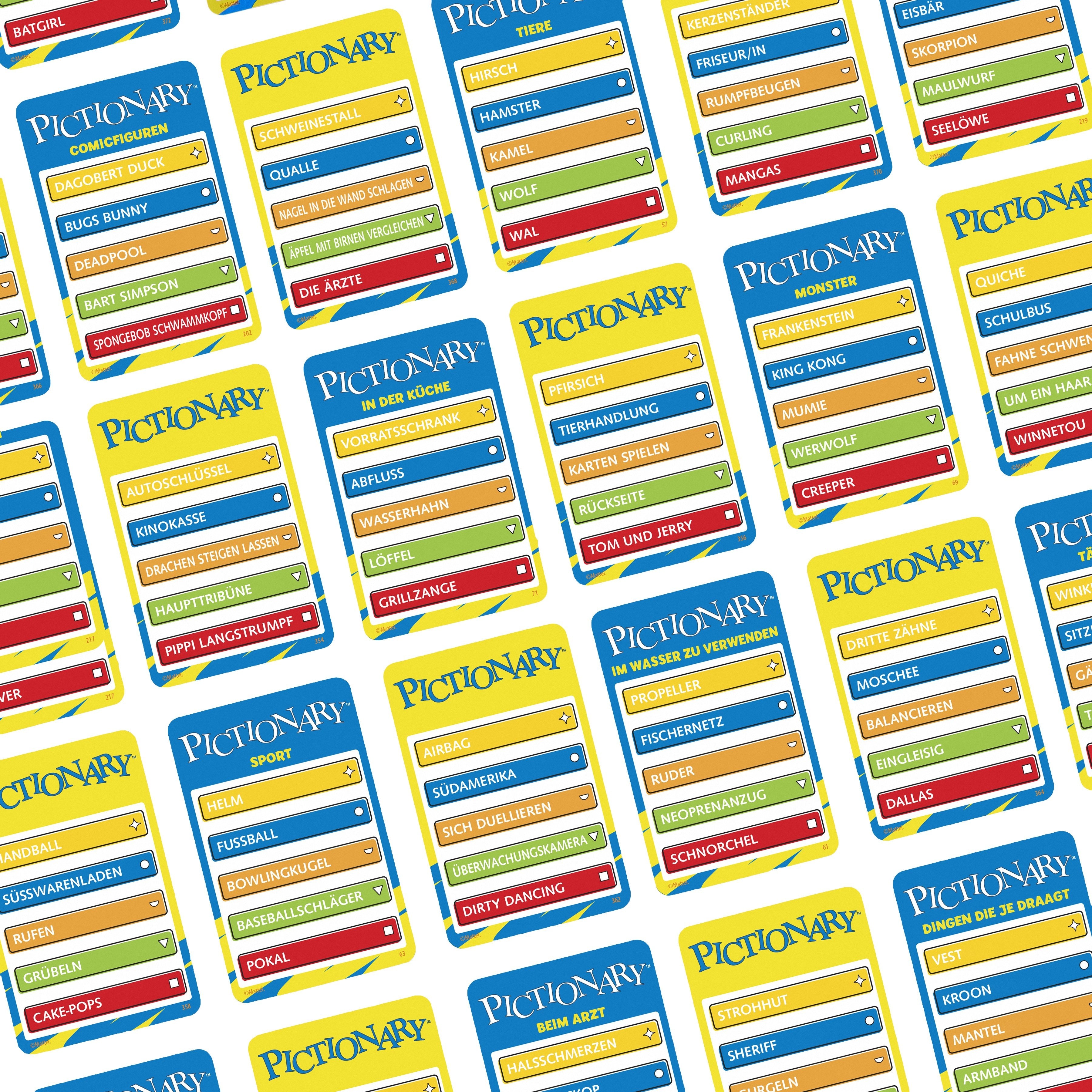 Mattel Pictionary, Juego De Mesa Jdx99