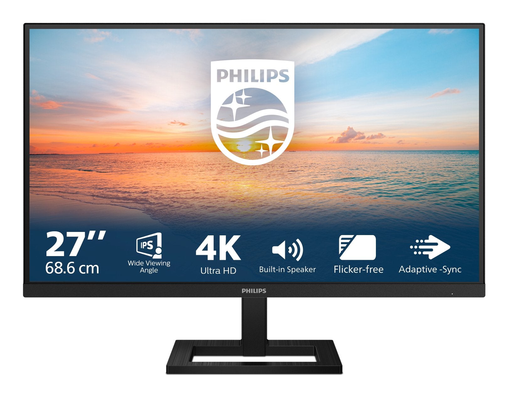 EAN 8712581805777 - Philips 1000 series 27E1N1800AE/00 pantalla para PC 68,6 cm (27") 3840 x 2160 Pixeles 4K Ultra HD LED Neg imagen 1