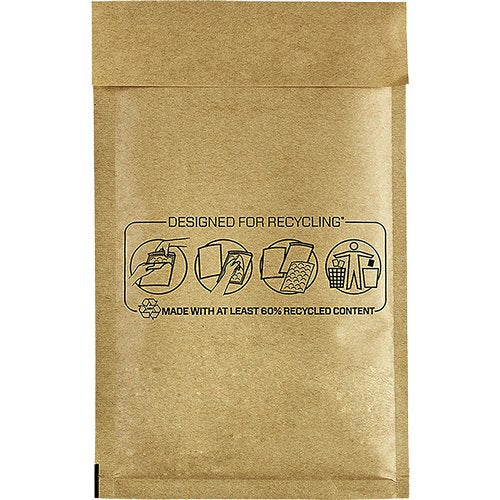 Fellowes Bolsa De Burbujas Banker Box Nº12 Acolchada 120x215mm Kraft -Pack De 10-