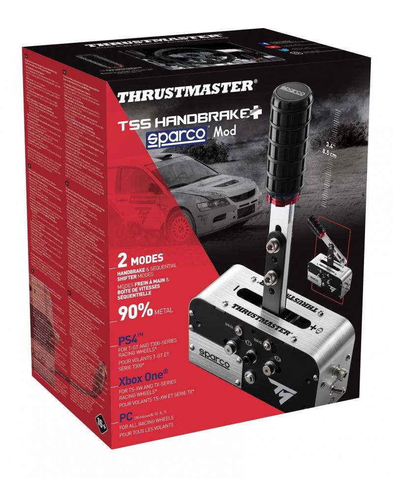 Thrustmaster Freno De Mano + Cambio De Marcha Secuencial Sparco Mod Para Ps4 / Xboxone / Pc