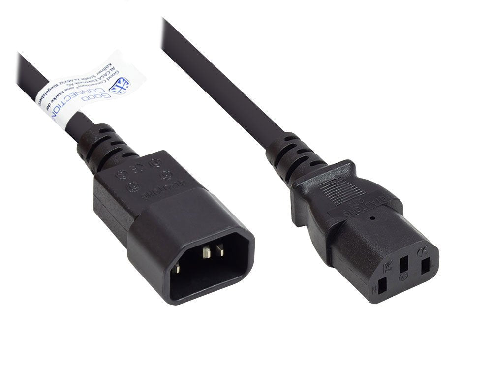 EAN 4014619169573 - Alcasa P1430-S050 cable de transmisión Negro 5 m C14 acoplador C13 acoplador imagen 1