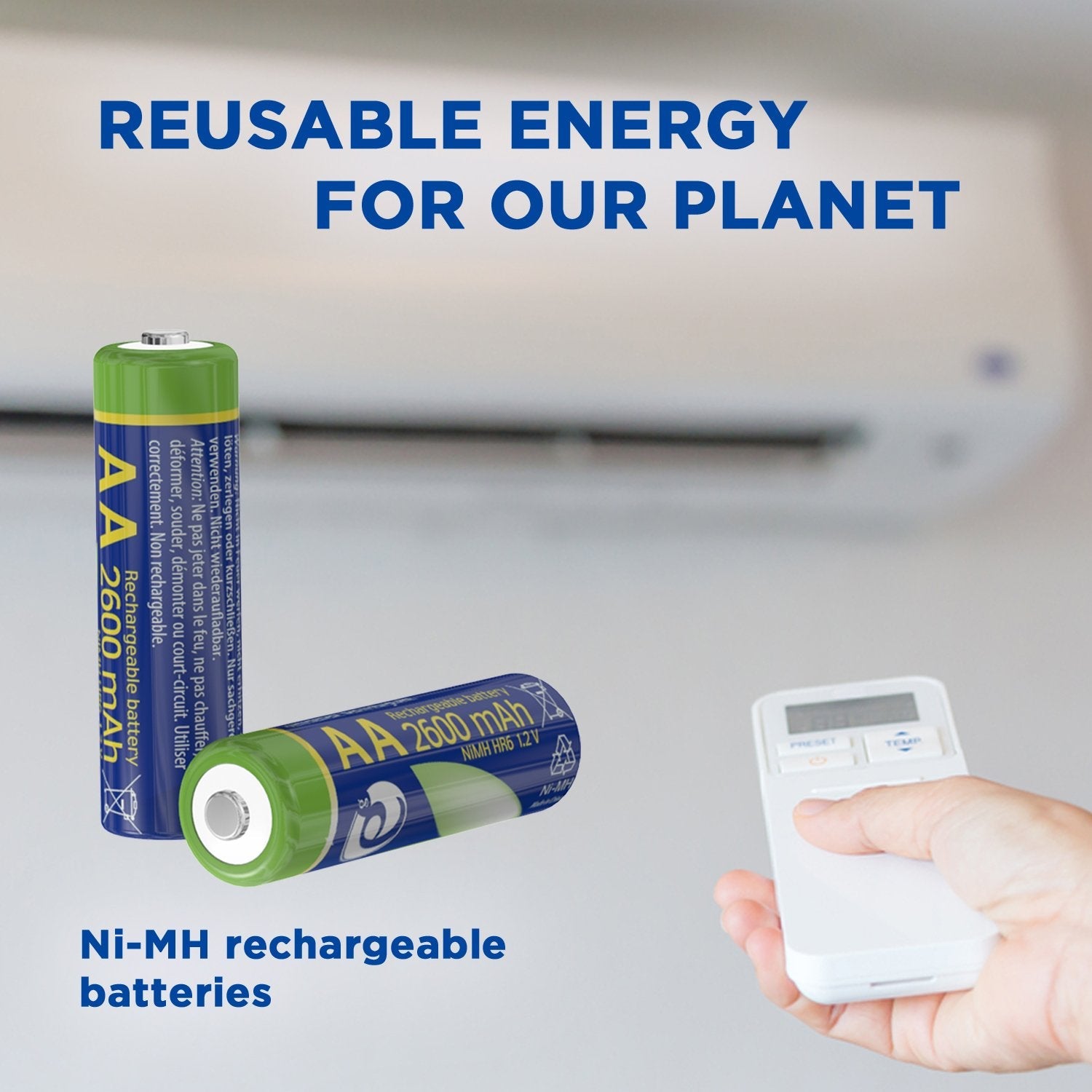 Pila Energenie Eg-Ba-Aa26-01 Doméstica Batería Recargable Aa Níquel-Metal Hidruro (Nimh)