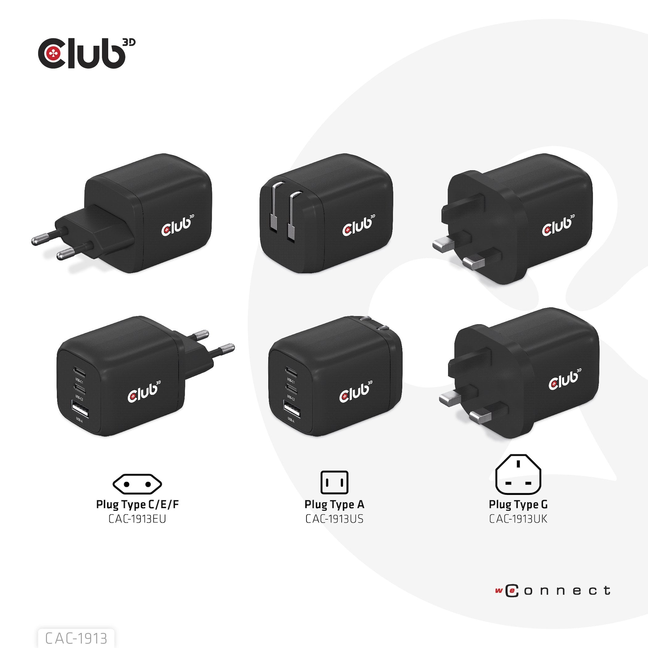EAN 8719214472658 - CLUB3D CAC-1913 cargador de dispositivo móvil Teléfono móvil, Portátil, Smartphone, Universal Negro Corri imagen 4