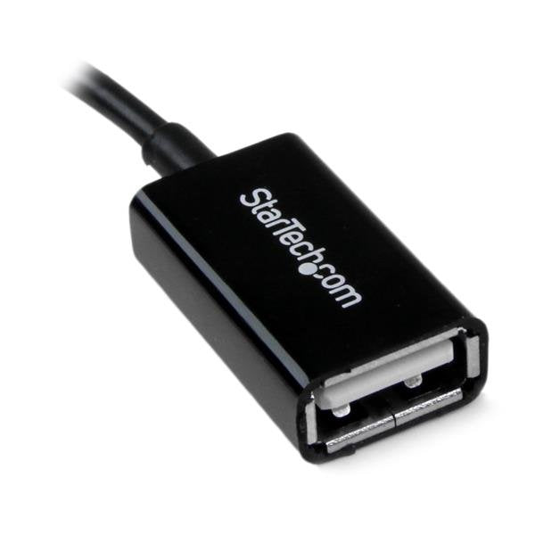 EAN 0065030848381 - StarTech.com UUSBOTG cable USB USB 2.0 0,127 m Micro-USB B 0,48 Gbit/s imagen 2