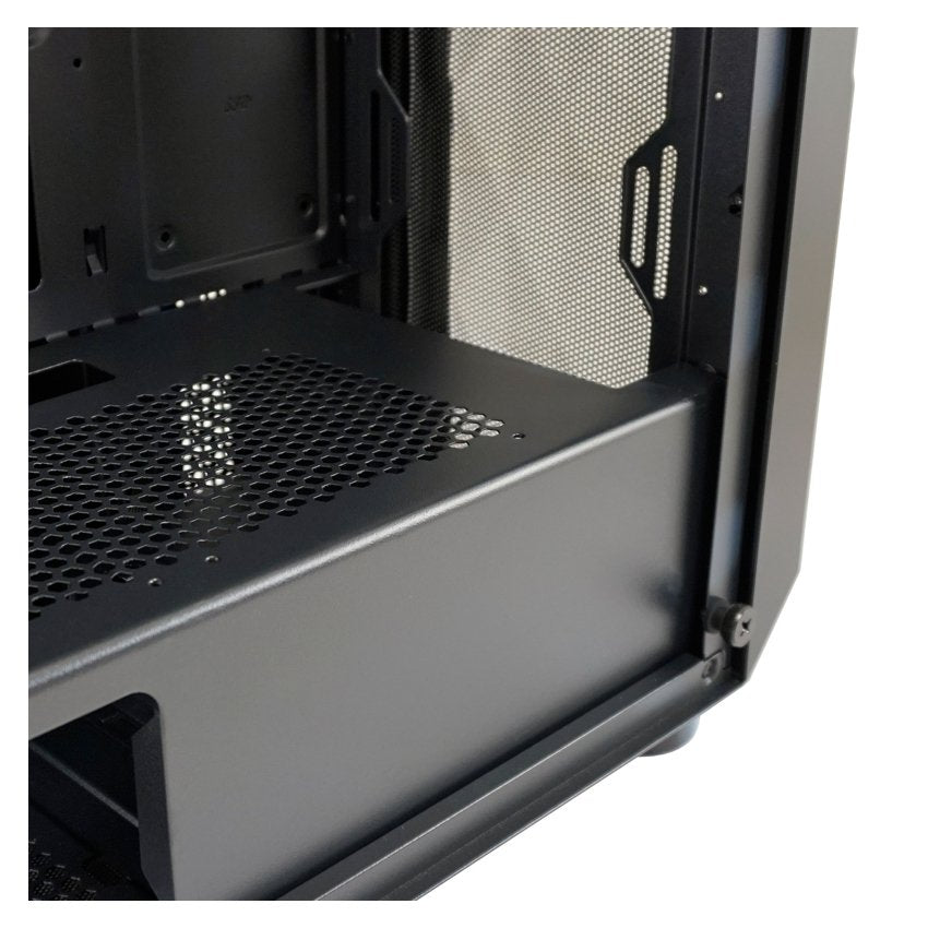 Caja Pc Lc-Power Gaming 712mb M-Atx Polynom X Black, 2*Usb2.0, 1*Usb3.0, Meshfrontpanel