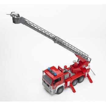 Bruder Man Fire Engine With Selwing Ladder Vehículo De Juguete