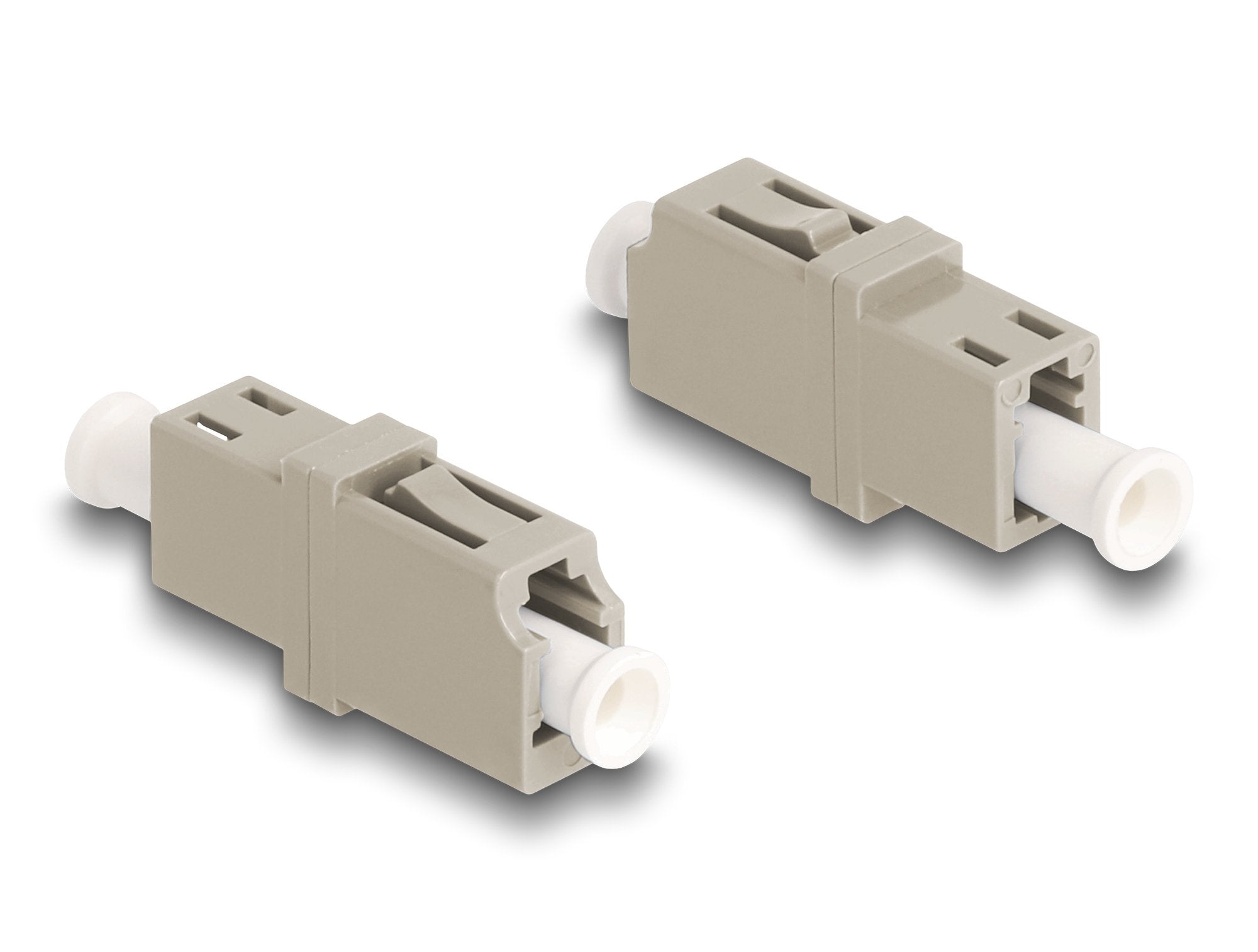 Delock 87986 Acoplador De Fibra Óptica Lc Simplex Hembra A Lc Simplex Hembra Om1/Om2 Beige