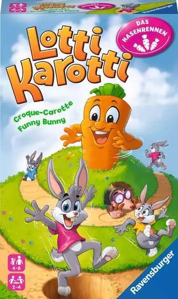 Ravensburger Lotti Karotti - The Rabbit Race, Juego De Mesa 20962