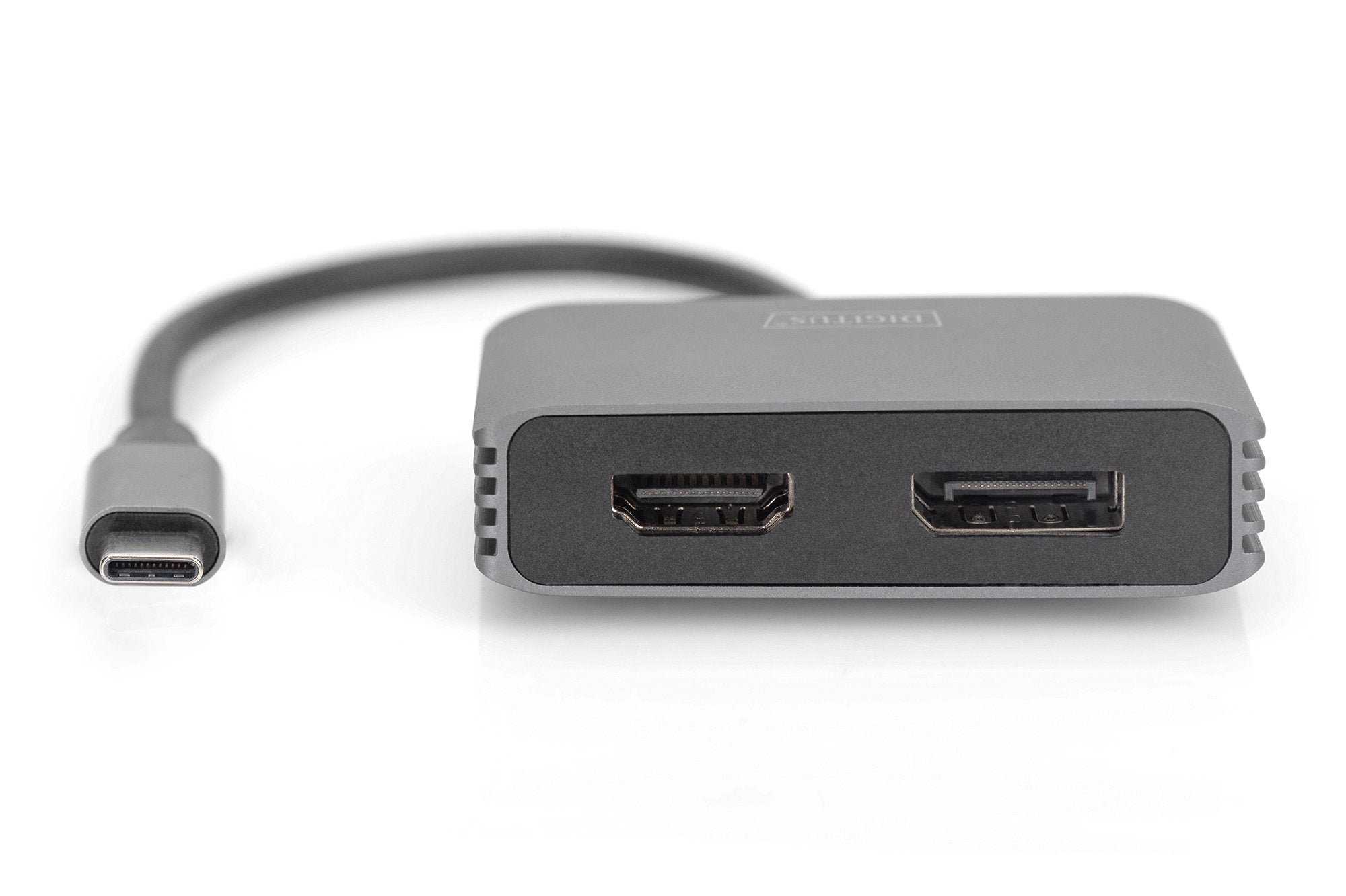 Digitus Usb-C Dp+Hdmi Grafik-Adapter Usb-C->Dp,Hdmi 4k/30hz Plata