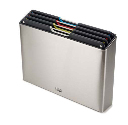 EAN 5028420001198 - Joseph Joseph Folio Steel tabla de cocina para cortar Rectangular Acero inoxidable imagen 1