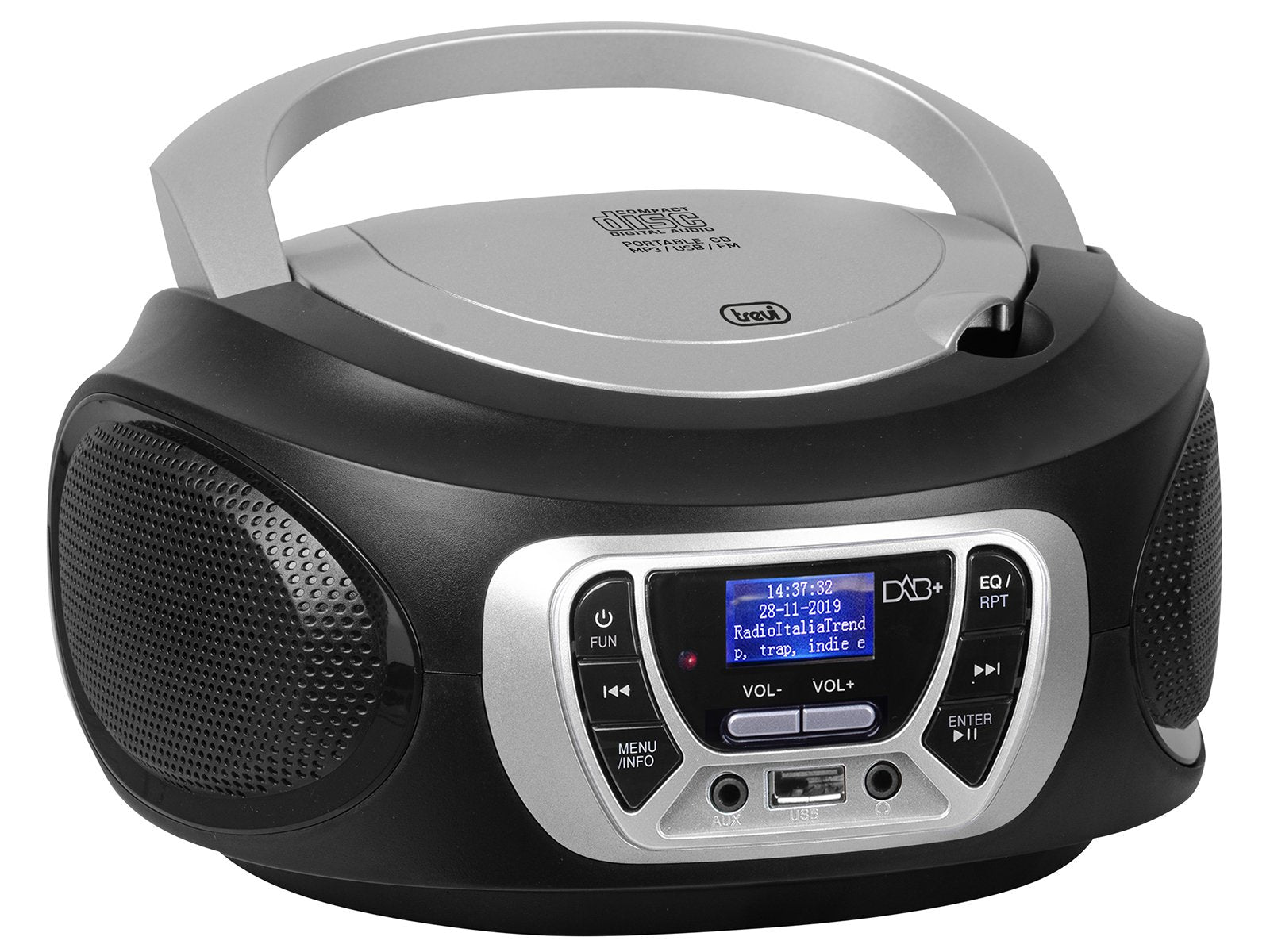Radio Cd Portátil Cmp 510 Dab Negro