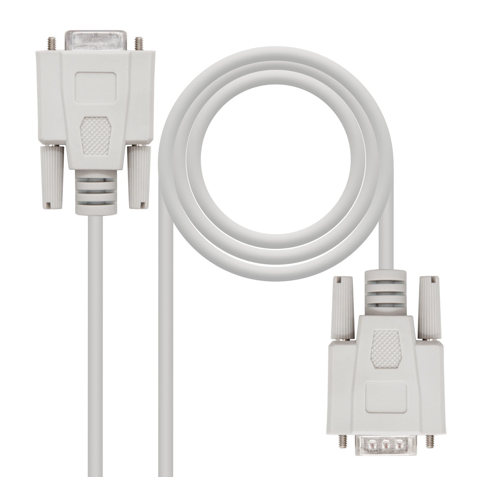 EAN 8433281004108 - Nanocable 10.14.0506 cable de serie Beige 6 m DB9 imagen 1