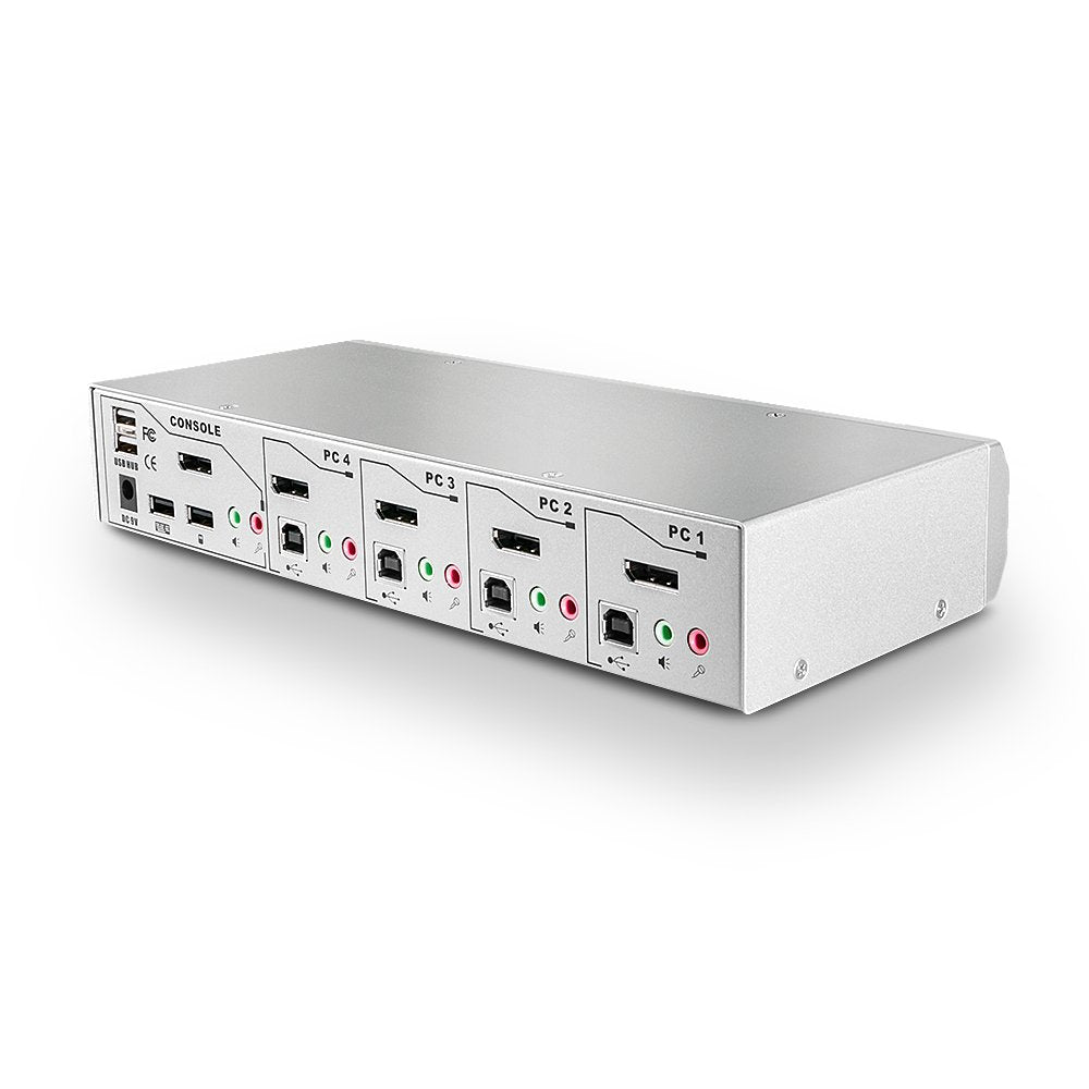 Lindy Kvm Switch Pro 4 Port Displayport 1.2