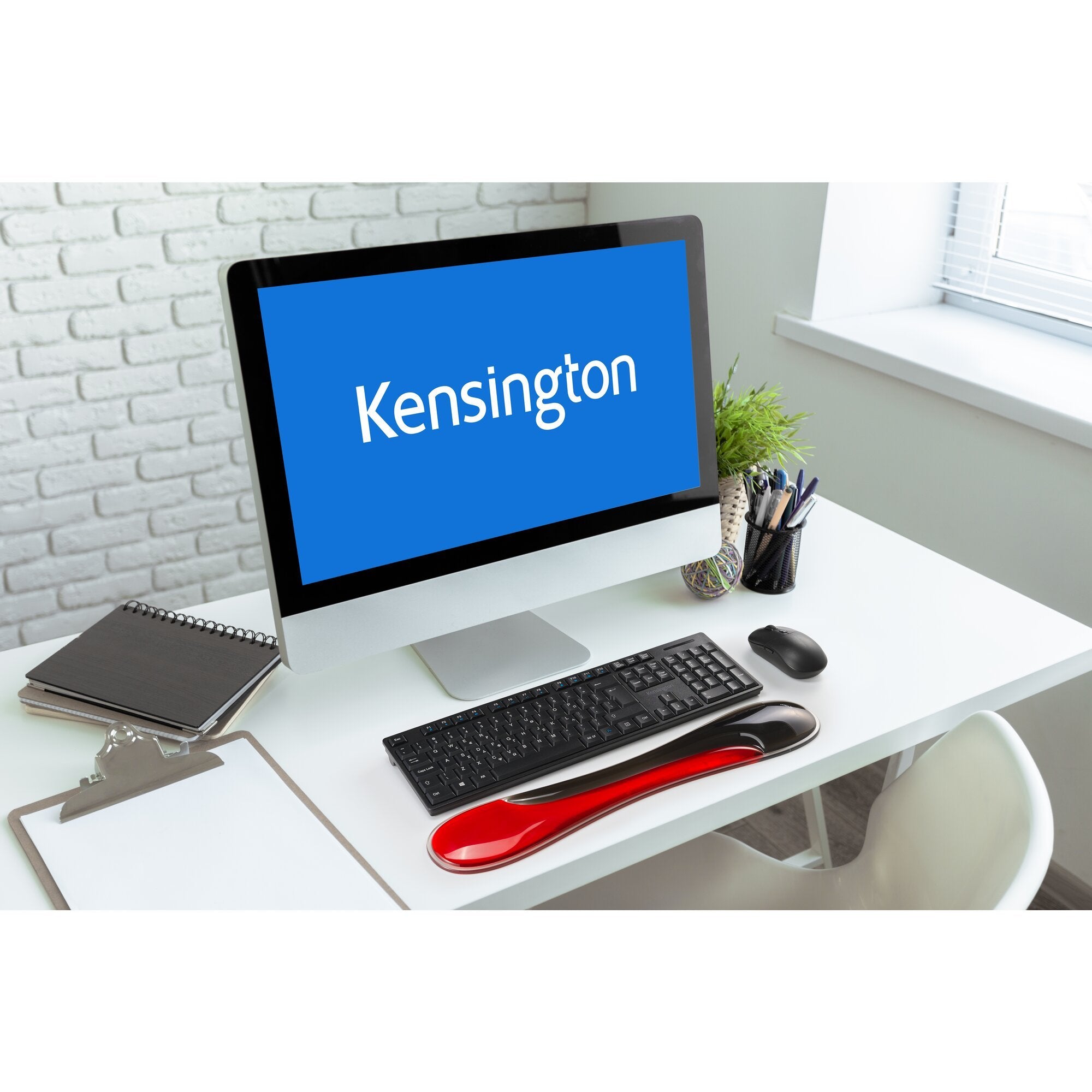 EAN 0085896624424 - Kensington Slim Duo Gel descansa muñecas Gel, Termoplástico de poliuretano (TPU) imagen 2