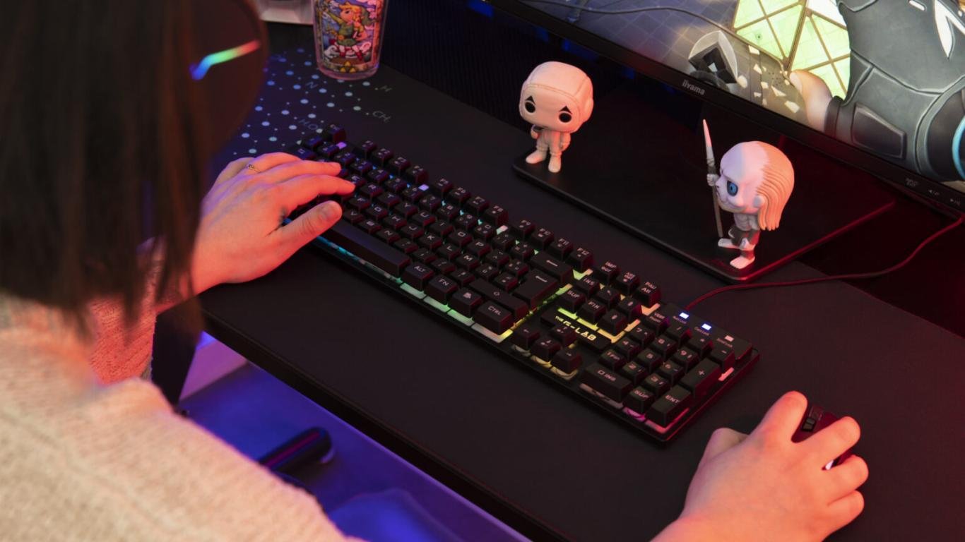 EAN 3760162067361 - The G-Lab KEYZ CAESIUM teclado Juego USB Español Negro imagen 6