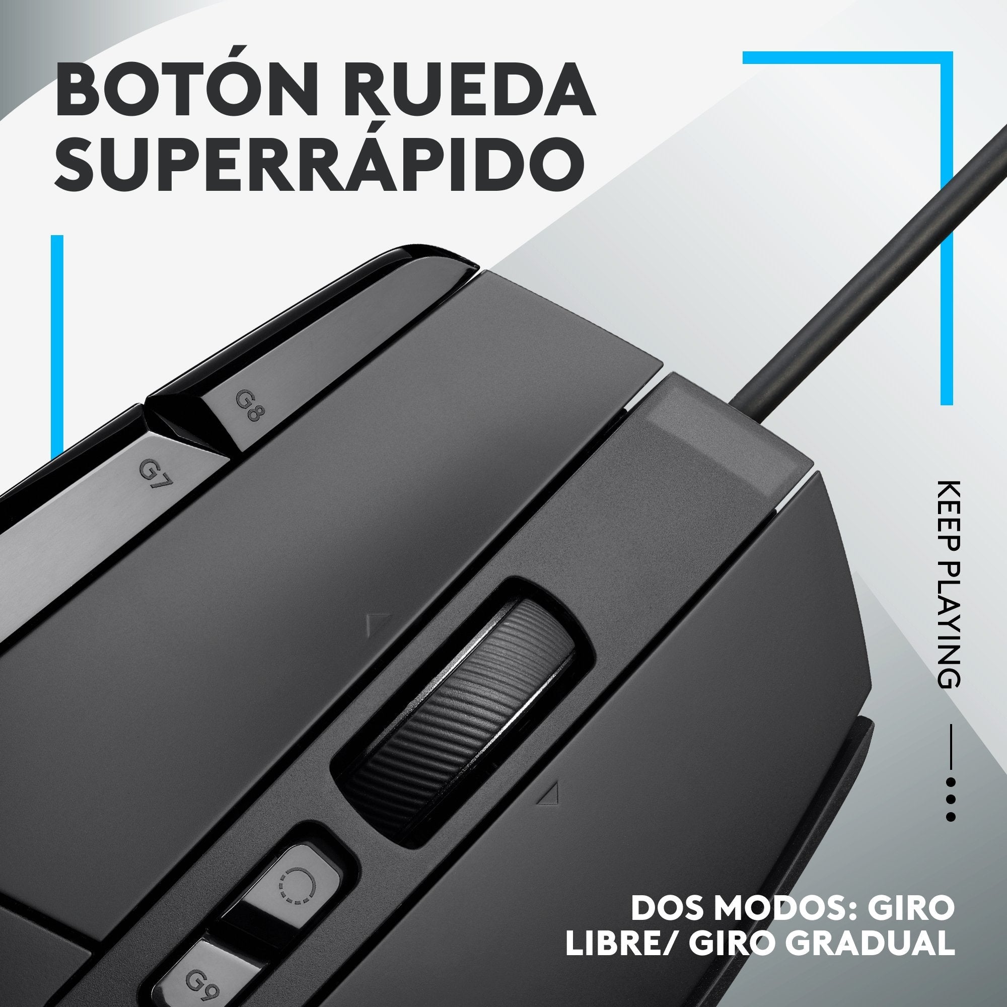 EAN 5099206096301 - Logitech G 910-006139 ratón Juego mano derecha USB tipo A Óptico 25600 DPI imagen 7