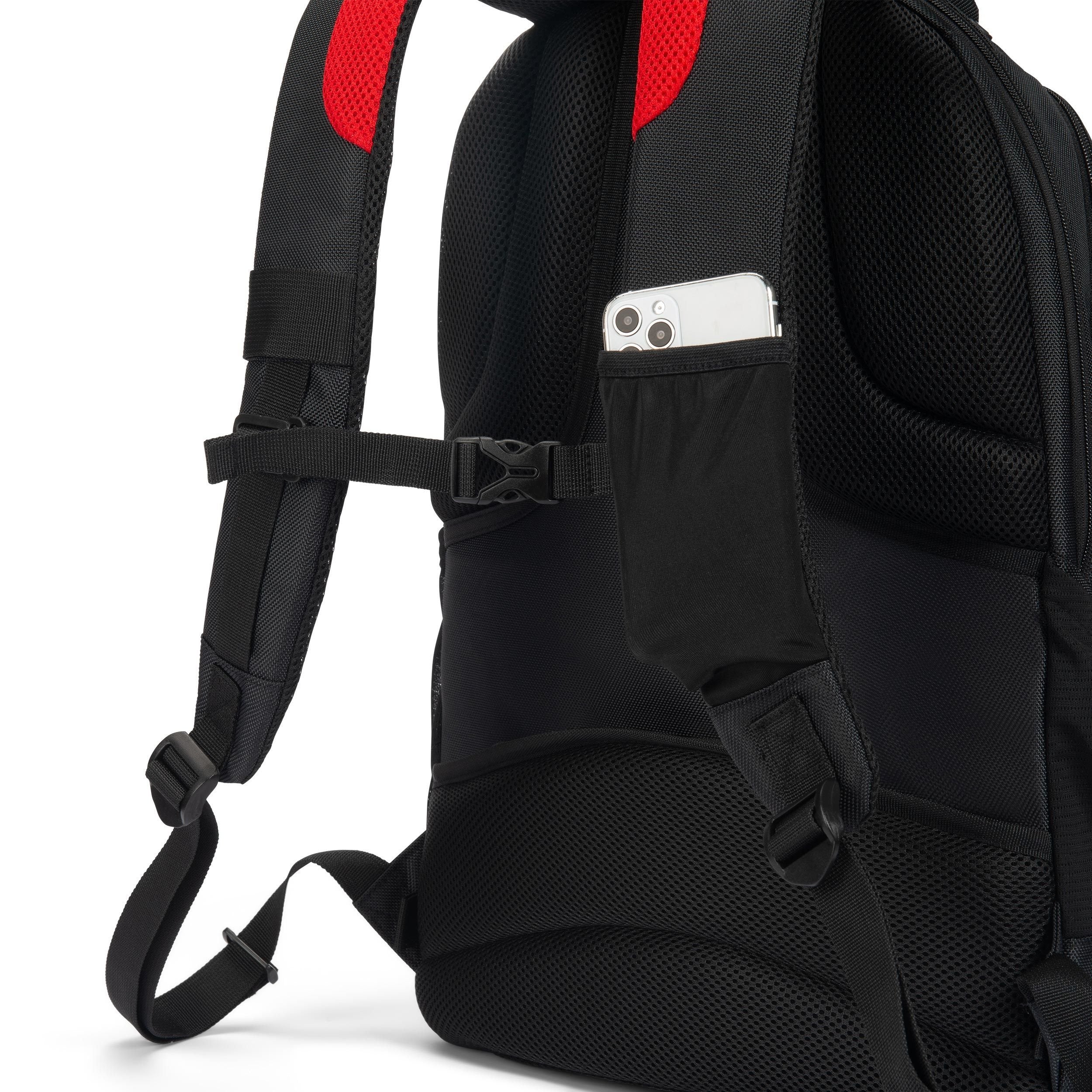 EAN 7640239422179 - DICOTA D32119-RPET mochila Mochila informal Negro, Rojo Poliéster, Tereftalato de polietileno reciclado ( imagen 9