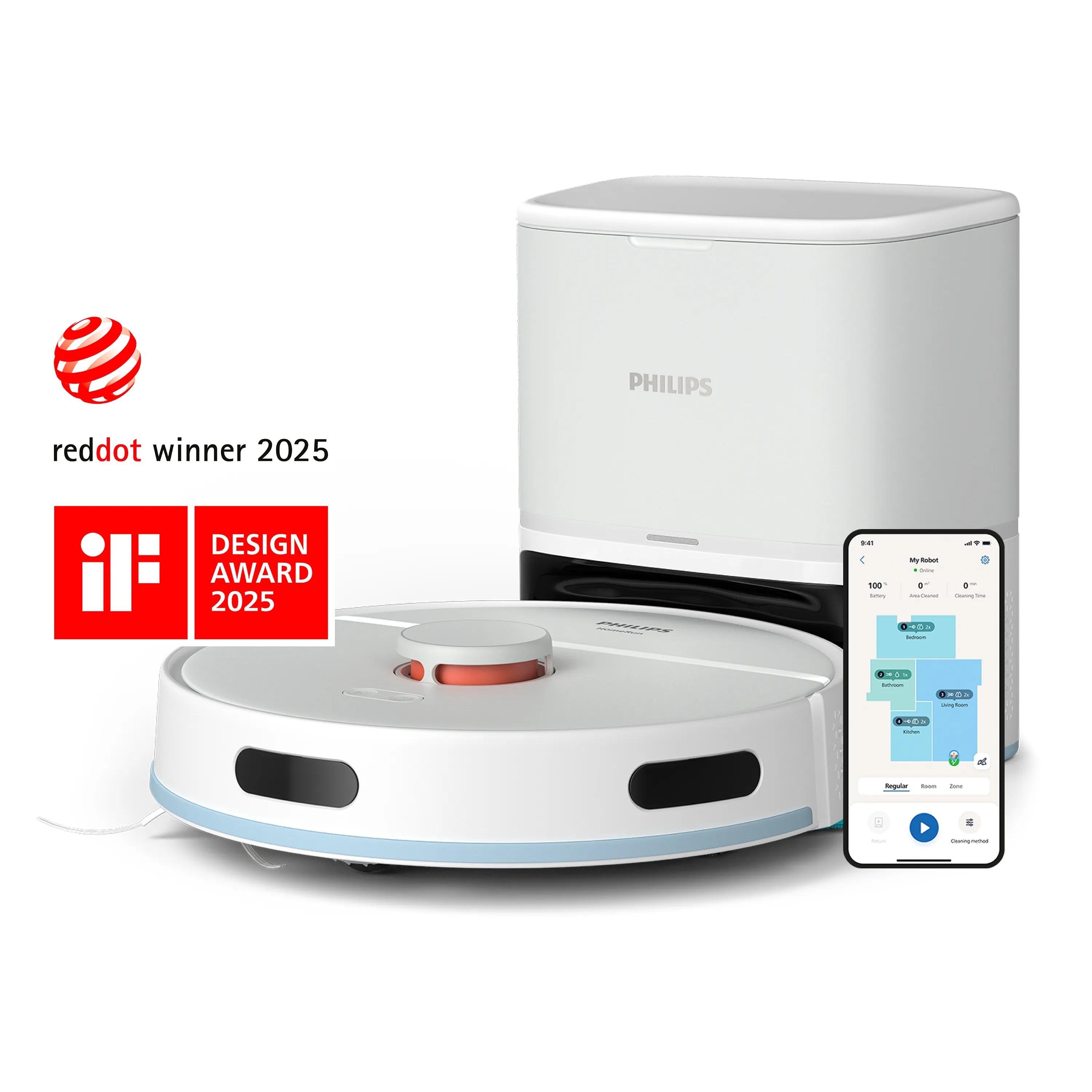 EAN 8720389037856 - Philips XU2100/20 aspiradora robotizada 0,38 L Blanco imagen 1