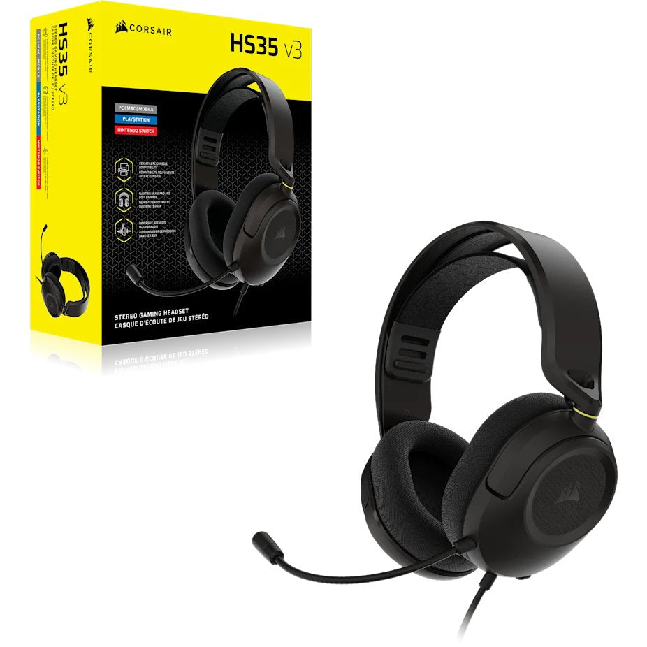 EAN 0840440421566 - Corsair HS35 v3 Auriculares Alámbrico Diadema Juego Negro imagen 2